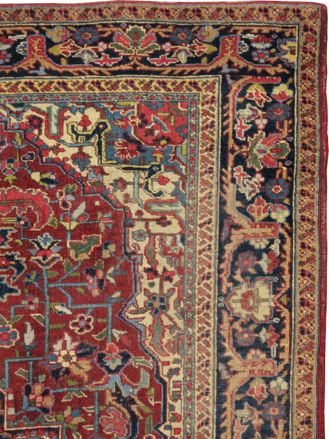Vintage Persian Heriz Carpet, No.8713 - Gsblank