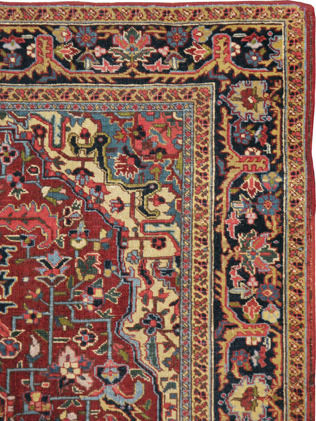 Vintage Persian Heriz Carpet, No.8713 - Gsblank