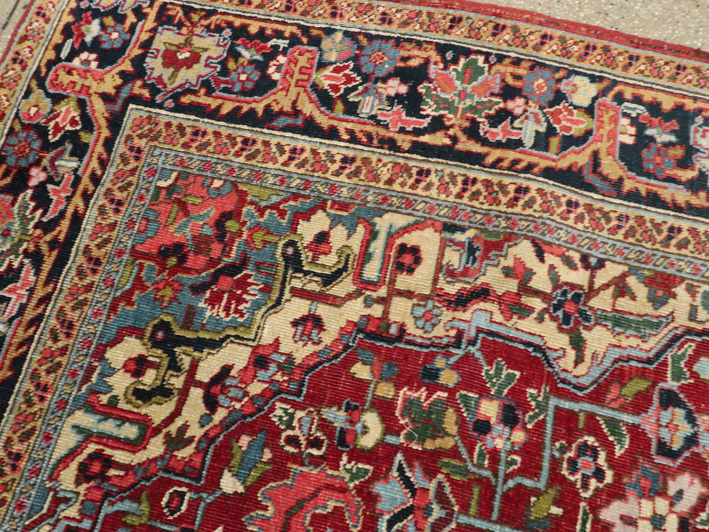 Vintage Persian Heriz Carpet, No.8713 - Gsblank
