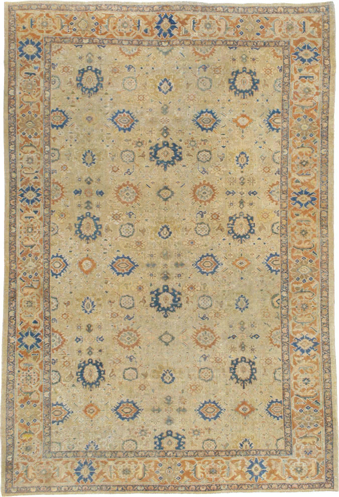 Vintage Persian Mahal Carpet, No.8727 - Gsblank
