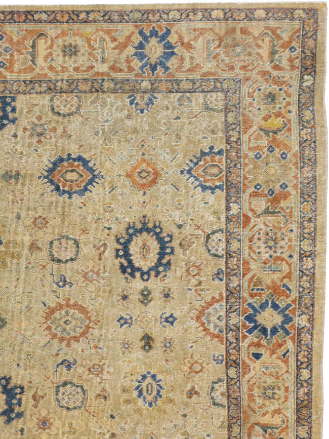 Vintage Persian Mahal Carpet, No.8727 - Gsblank