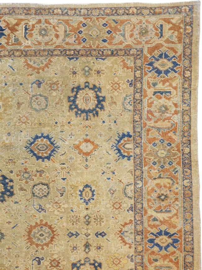 Vintage Persian Mahal Carpet, No.8727 - Gsblank