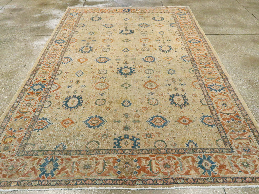 Vintage Persian Mahal Carpet, No.8727 - Gsblank