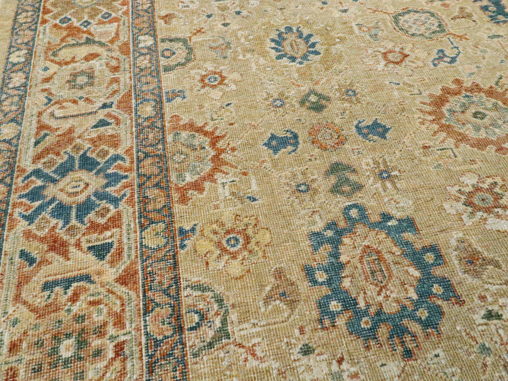 Vintage Persian Mahal Carpet, No.8727 - Gsblank