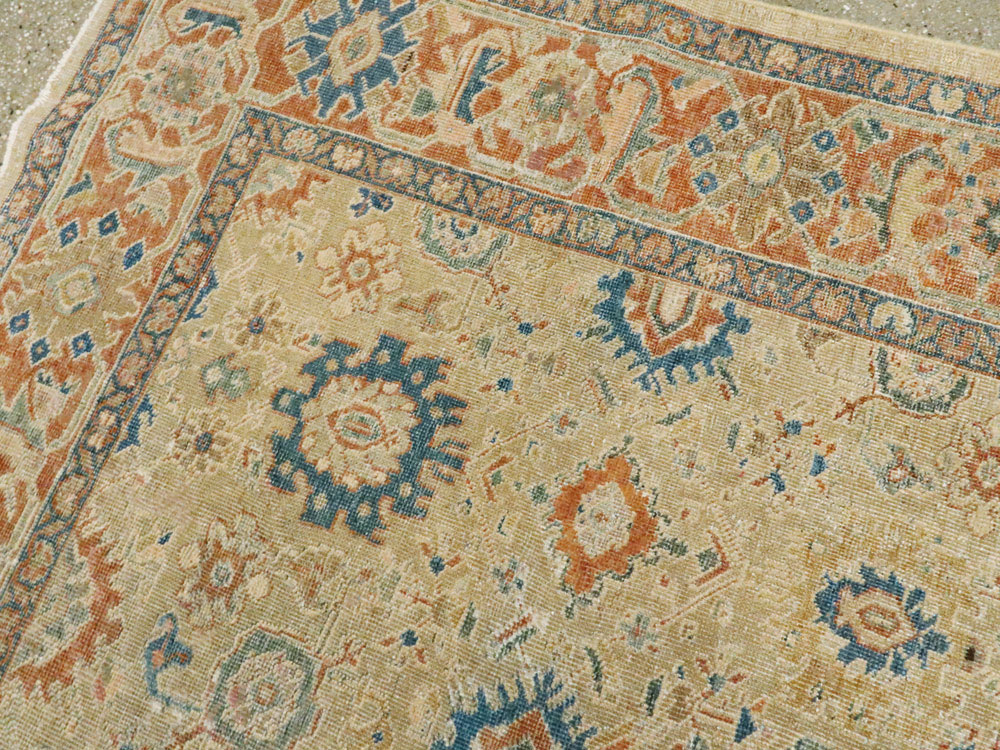 Vintage Persian Mahal Carpet, No.8727 - Gsblank