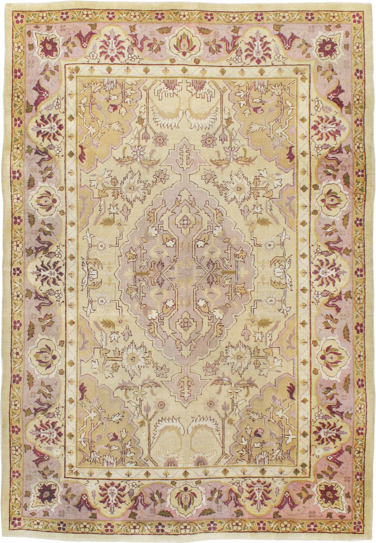 Antique Indian Agra Carpet, No.8730 - Gsblank