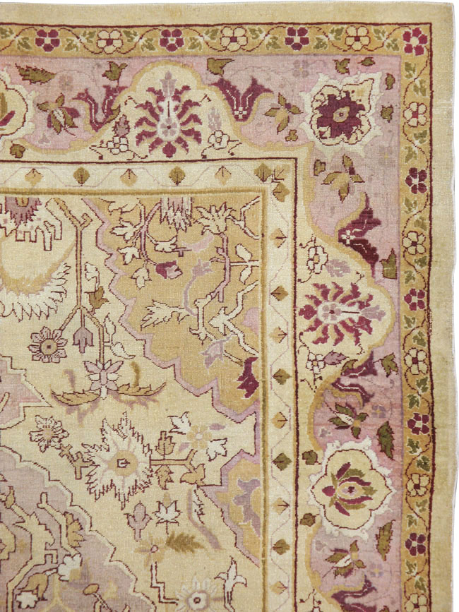 Antique Indian Agra Carpet, No.8730 - Gsblank