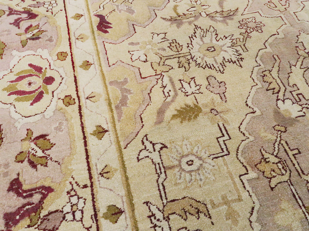 Antique Indian Agra Carpet, No.8730 - Gsblank
