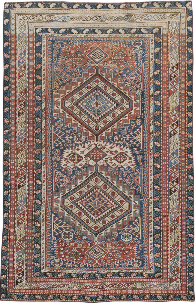 Antique Caucasian Shirvan Rug, No.8742 - Gsblank