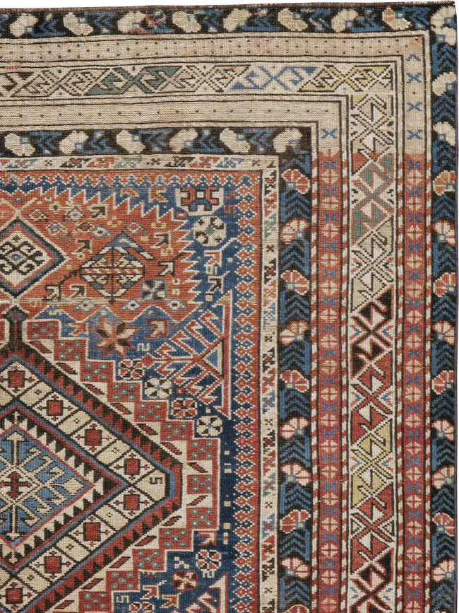 Antique Caucasian Shirvan Rug, No.8742 - Gsblank