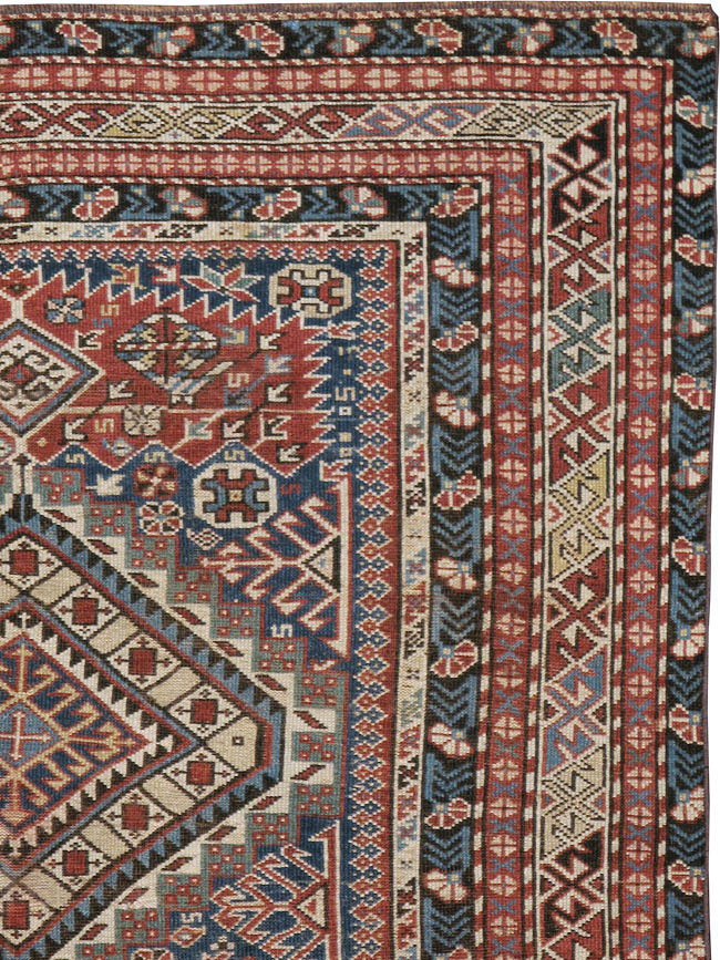 Antique Caucasian Shirvan Rug, No.8742 - Gsblank