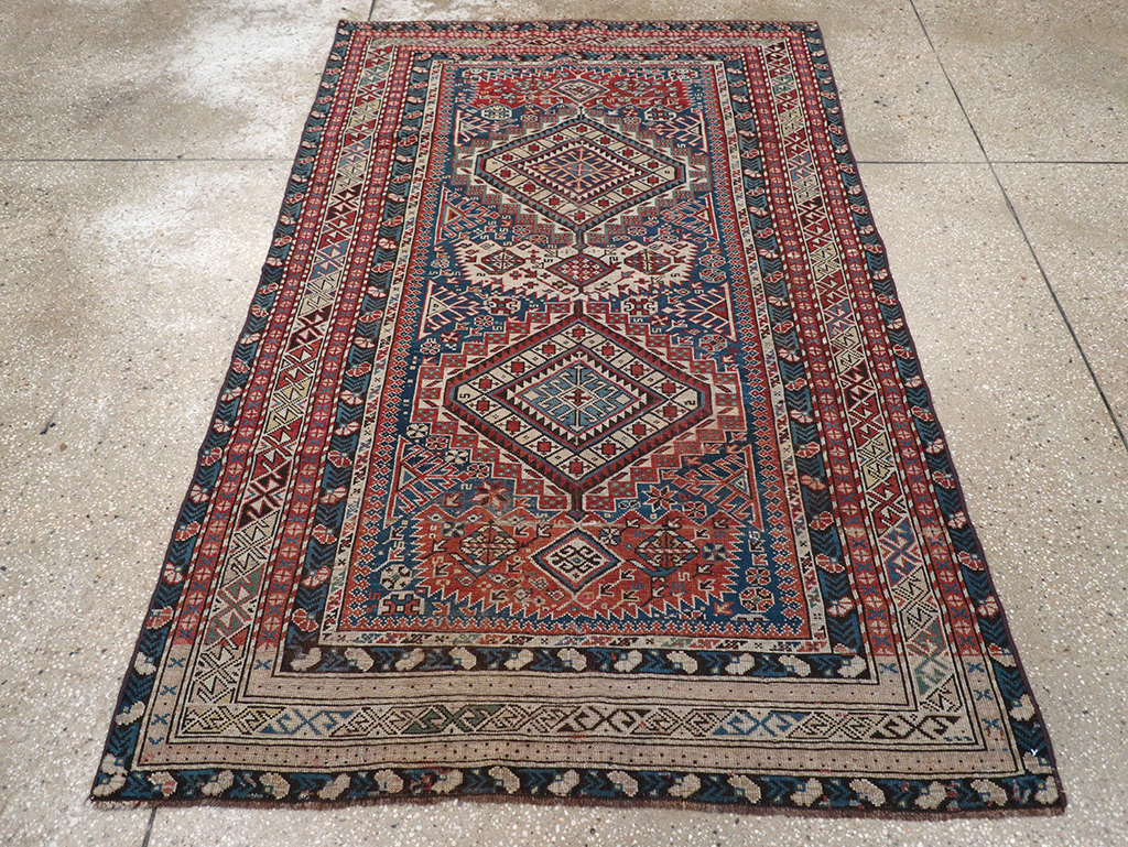 Antique Caucasian Shirvan Rug, No.8742 - Gsblank