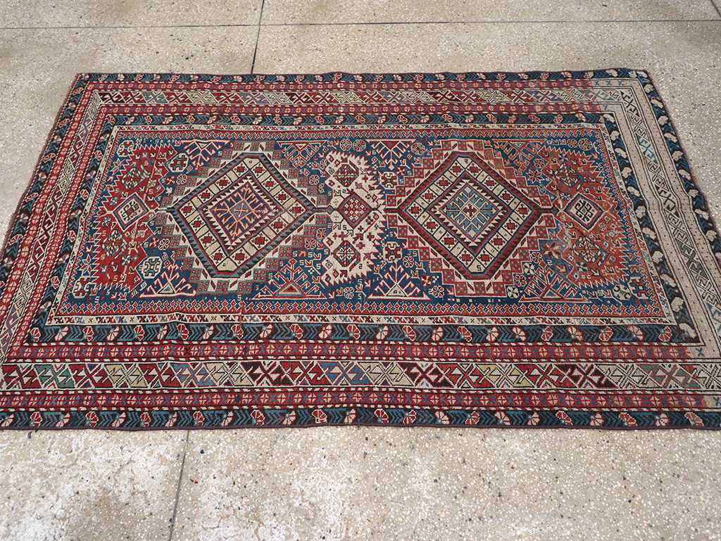 Antique Caucasian Shirvan Rug, No.8742 - Gsblank