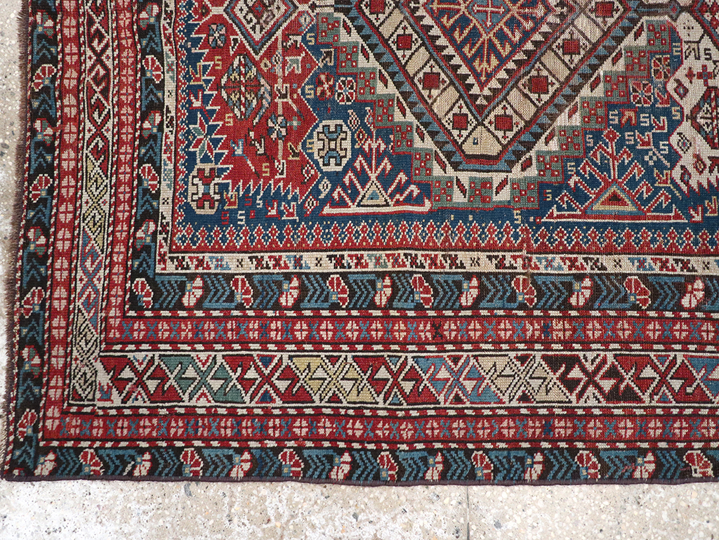 Antique Caucasian Shirvan Rug, No.8742 - Gsblank