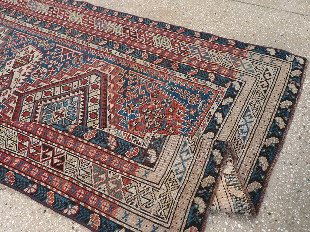 Antique Caucasian Shirvan Rug, No.8742 - Gsblank