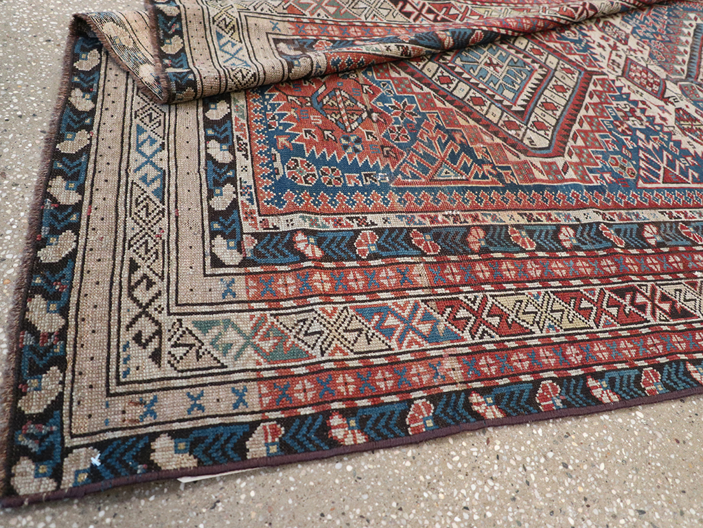 Antique Caucasian Shirvan Rug, No.8742 - Gsblank