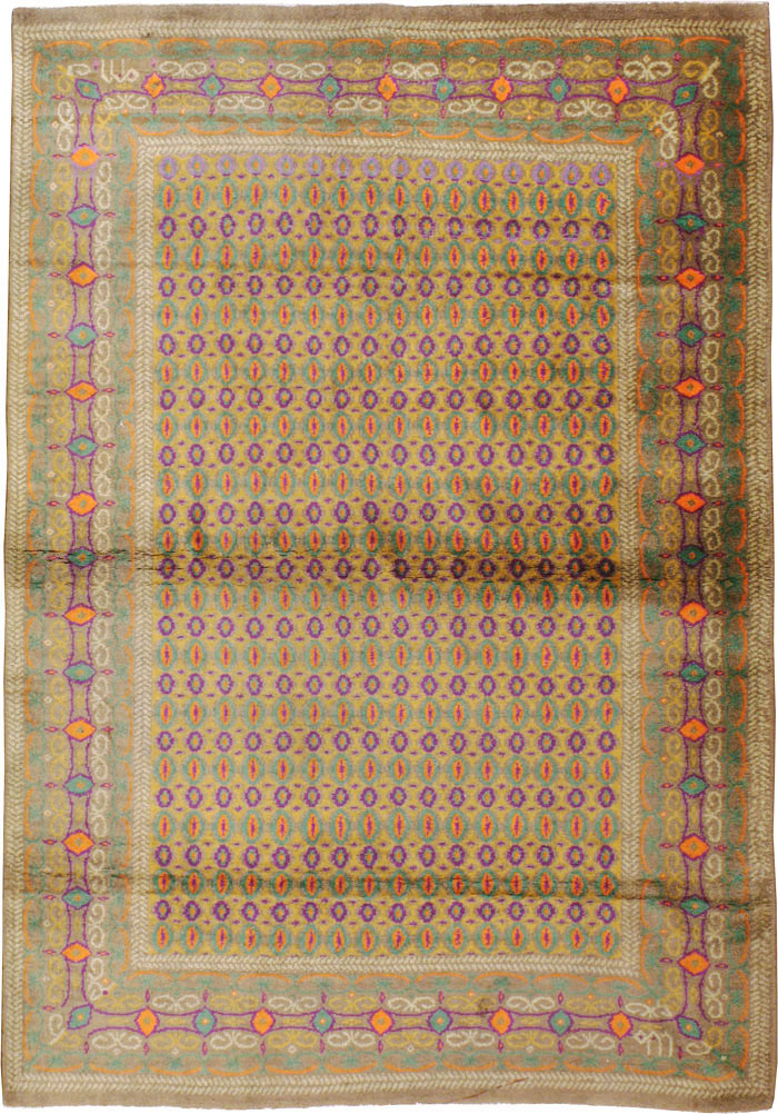 Vintage Indian Lahore Rug, No.8748 - Gsblank
