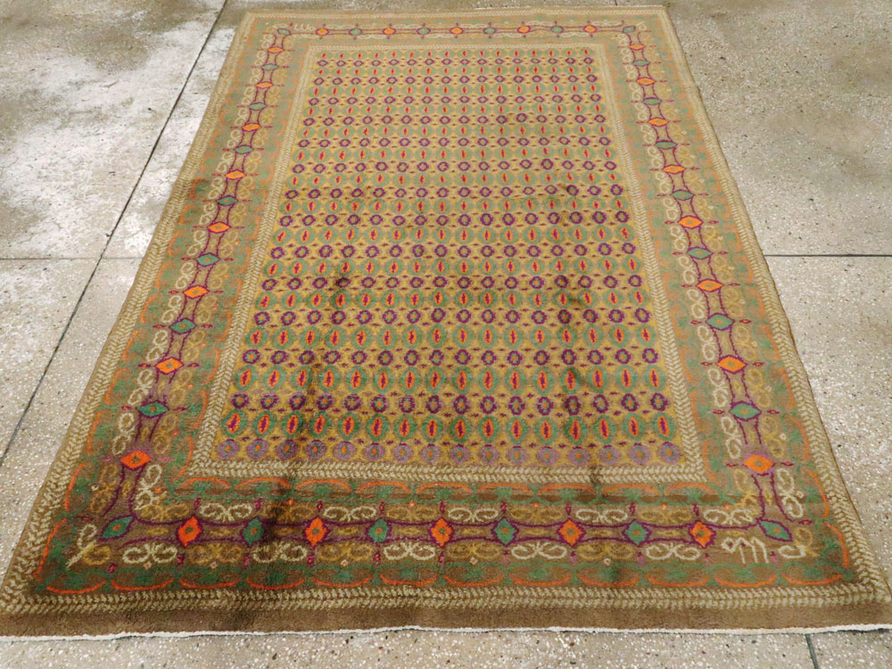 Vintage Indian Lahore Rug, No.8748 - Gsblank