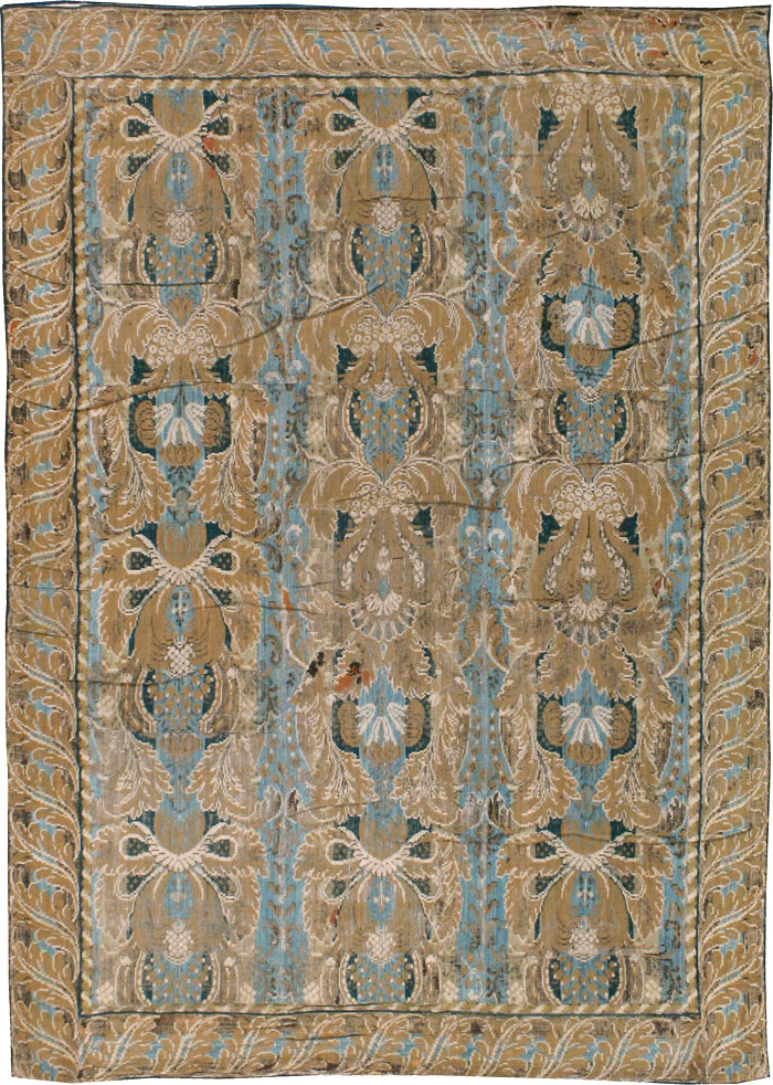 Antique European Chenille Carpet, No.8771 - Gsblank