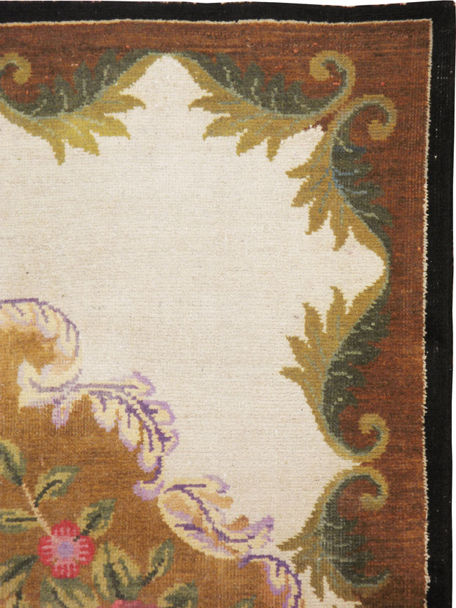 Vintage European Continental Carpet, No.8774 - Gsblank