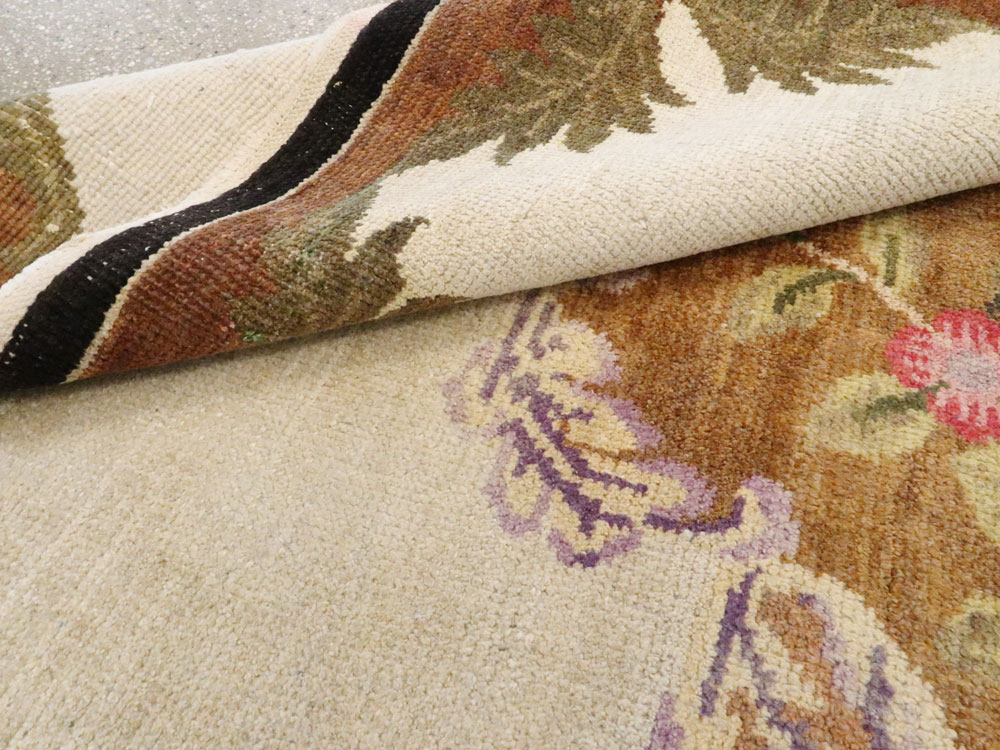 Vintage European Continental Carpet, No.8774 - Gsblank