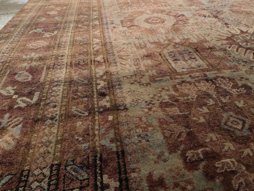 Antique Indian Agra Gallery Carpet, No.8782 - Gsblank