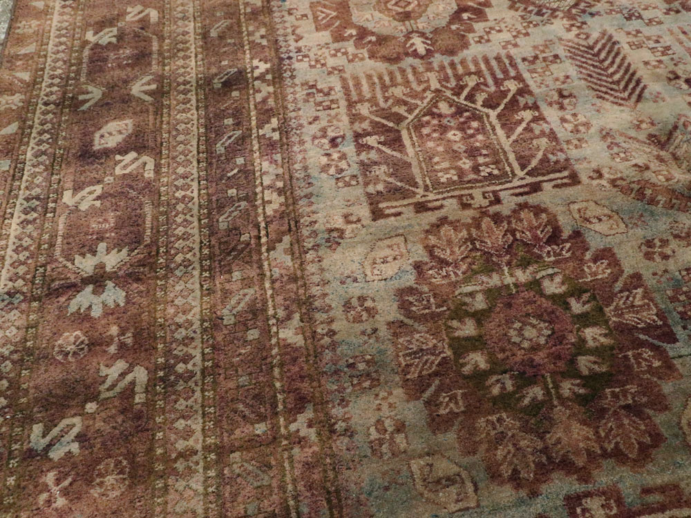 Antique Indian Agra Gallery Carpet, No.8782 - Gsblank