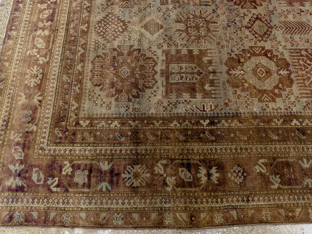 Antique Indian Agra Gallery Carpet, No.8782 - Gsblank