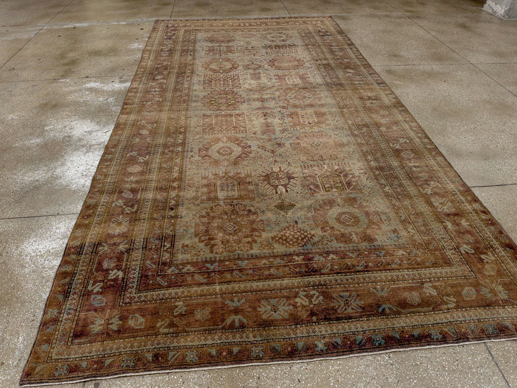Antique Indian Agra Gallery Carpet, No.8782 - Gsblank