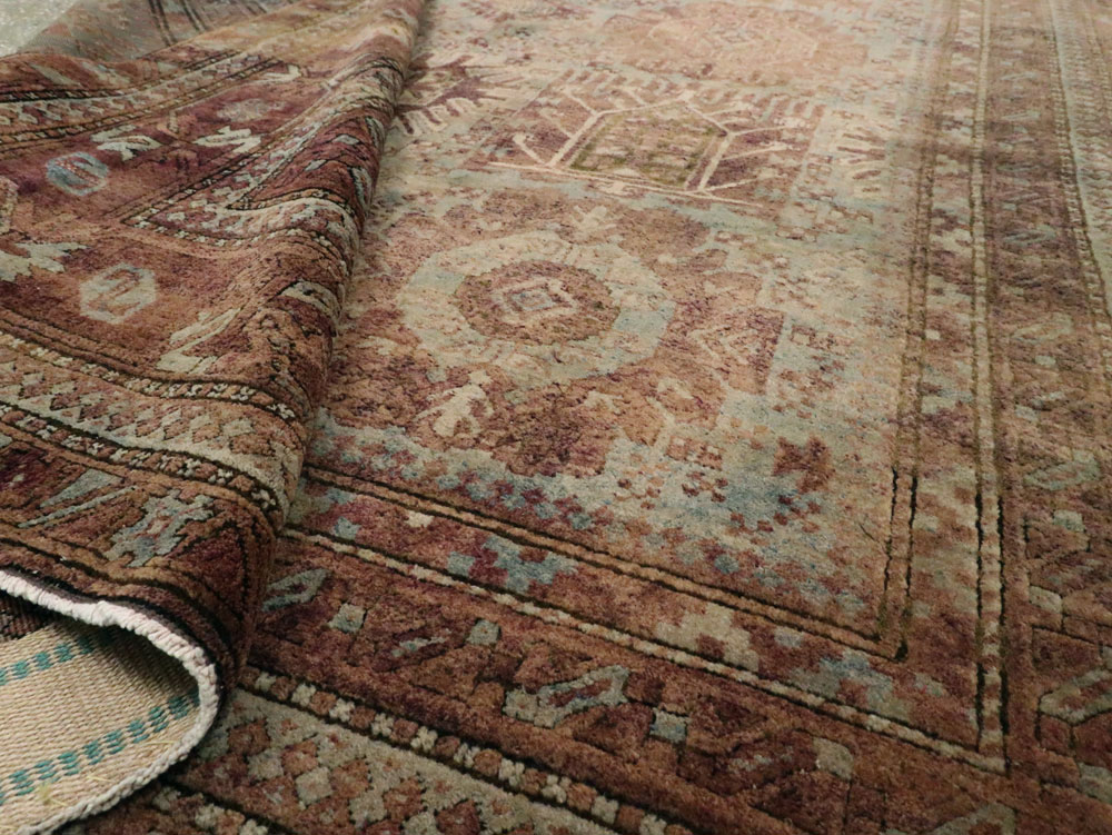Antique Indian Agra Gallery Carpet, No.8782 - Gsblank