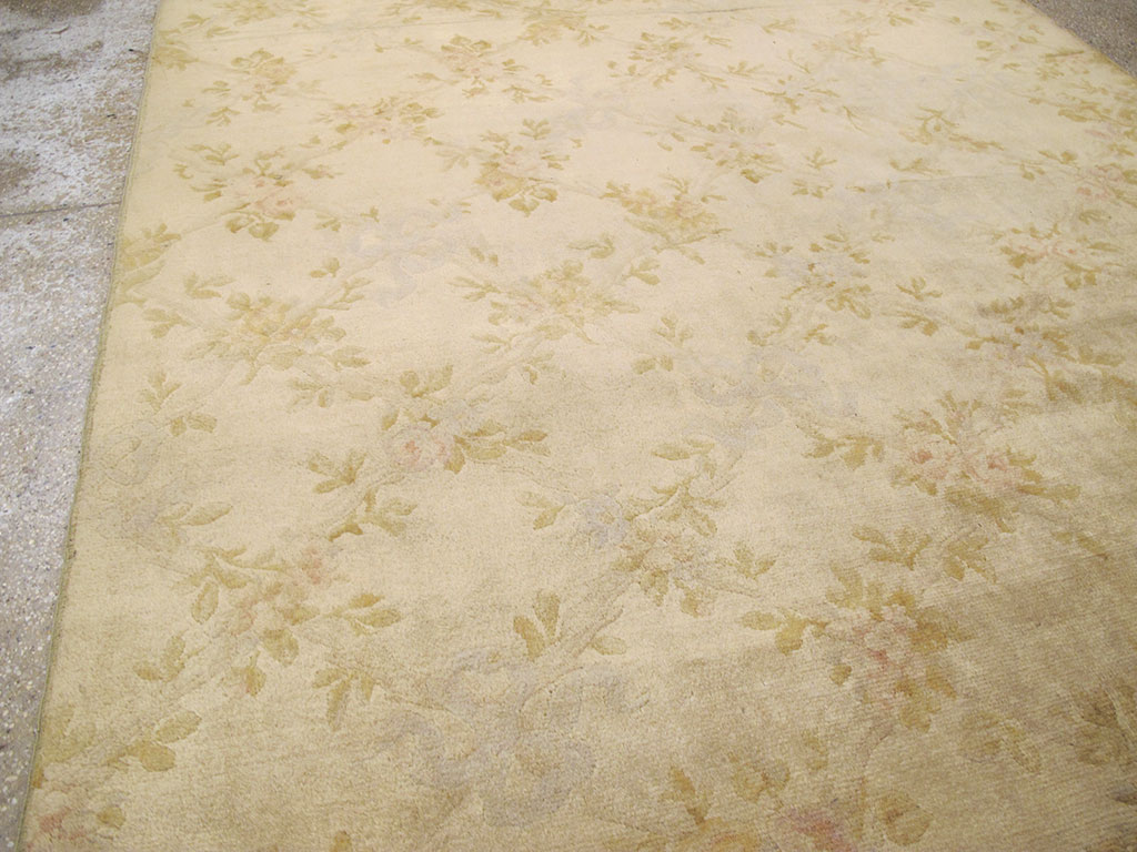 Vintage European Savonnerie Carpet, No.8783 - Gsblank
