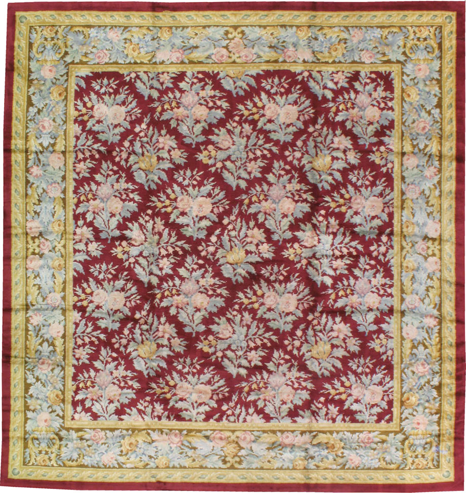 Vintage European Savonnerie Carpet, No.8784 - Gsblank