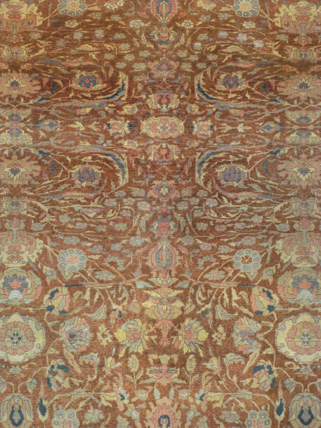 Antique Turkish Herekeh Square Carpet, No.8786 - Gsblank
