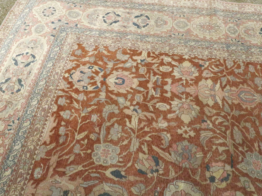 Antique Turkish Herekeh Square Carpet, No.8786 - Gsblank
