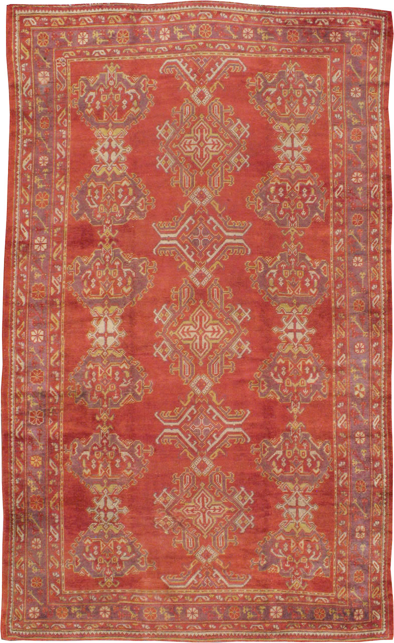 Vintage Turkish Oushak Carpet, No.8831 - Gsblank