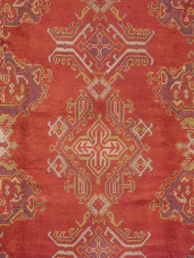 Vintage Turkish Oushak Carpet, No.8831 - Gsblank