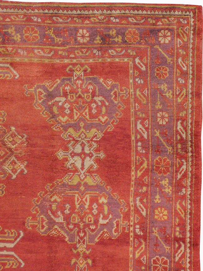 Vintage Turkish Oushak Carpet, No.8831 - Gsblank