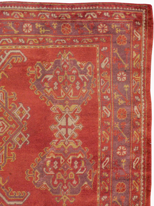 Vintage Turkish Oushak Carpet, No.8831 - Gsblank