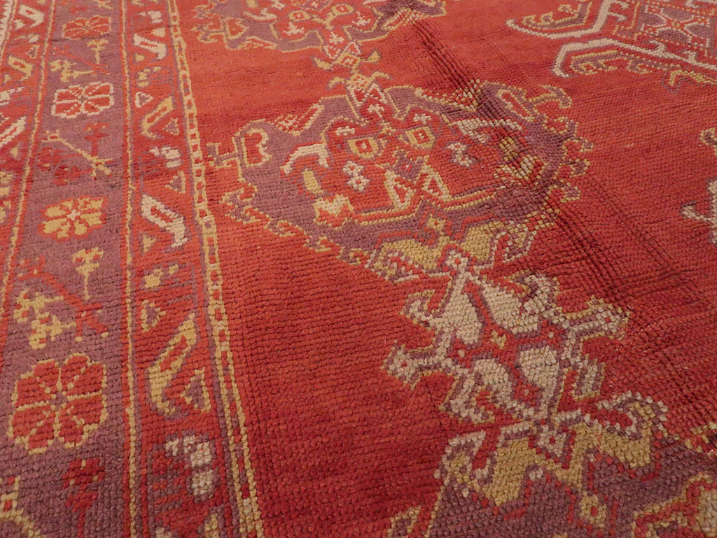 Vintage Turkish Oushak Carpet, No.8831 - Gsblank