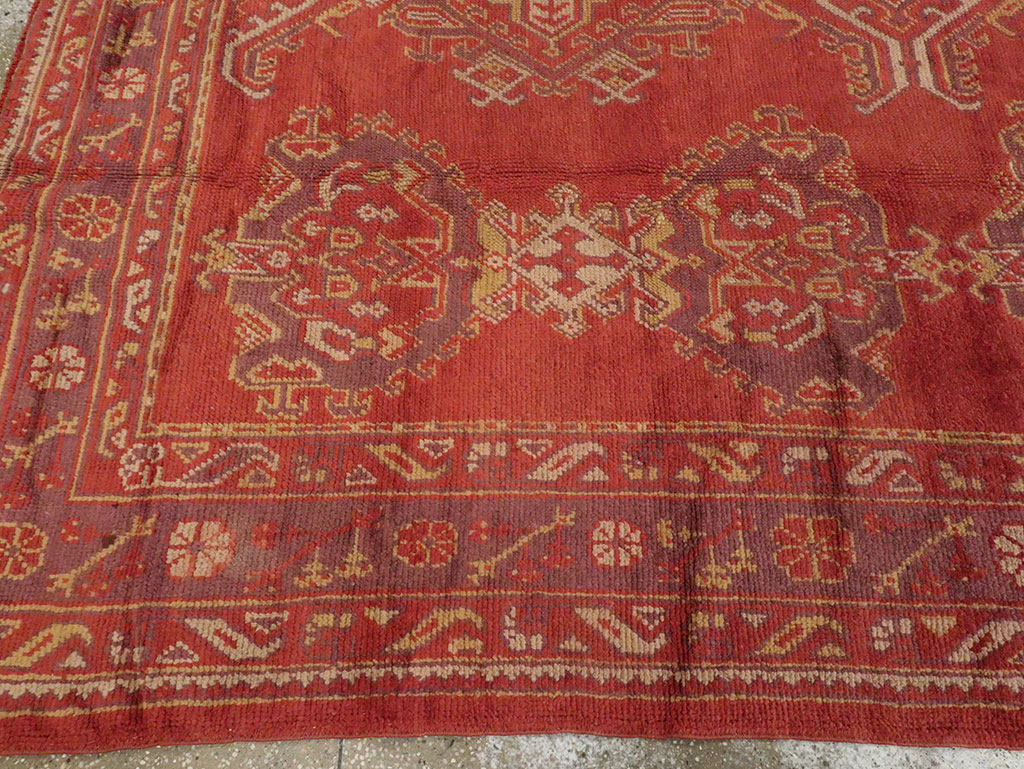 Vintage Turkish Oushak Carpet, No.8831 - Gsblank
