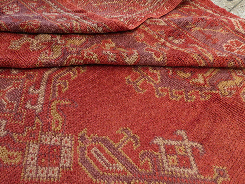 Vintage Turkish Oushak Carpet, No.8831 - Gsblank