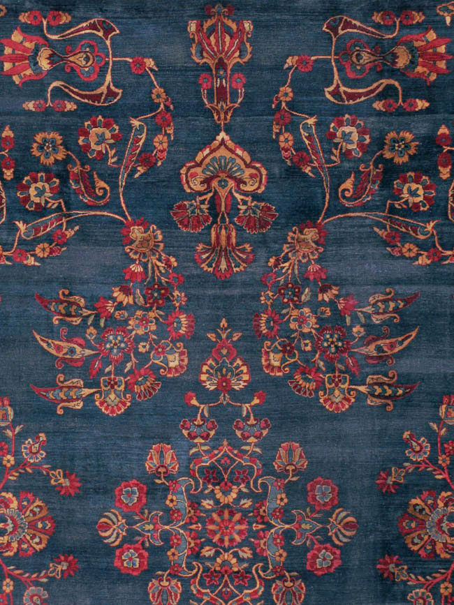 Antique Persian Lavar Kerman Carpet, No.8832 - Gsblank
