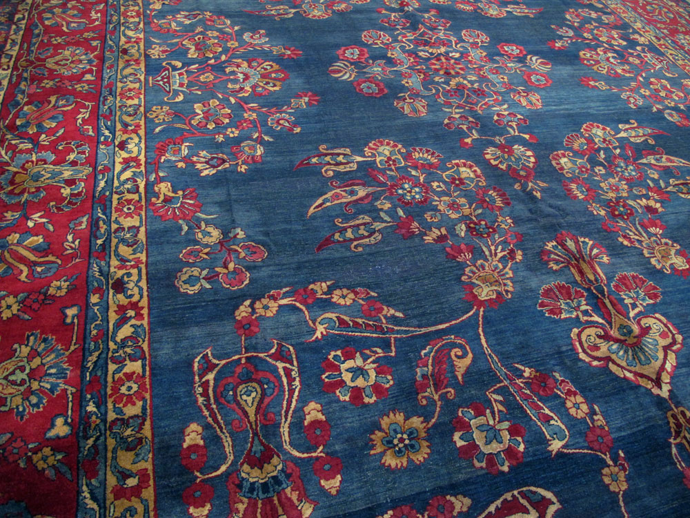 Antique Persian Lavar Kerman Carpet, No.8832 - Gsblank