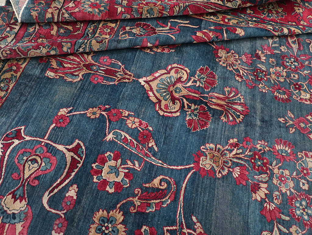 Antique Persian Lavar Kerman Carpet, No.8832 - Gsblank