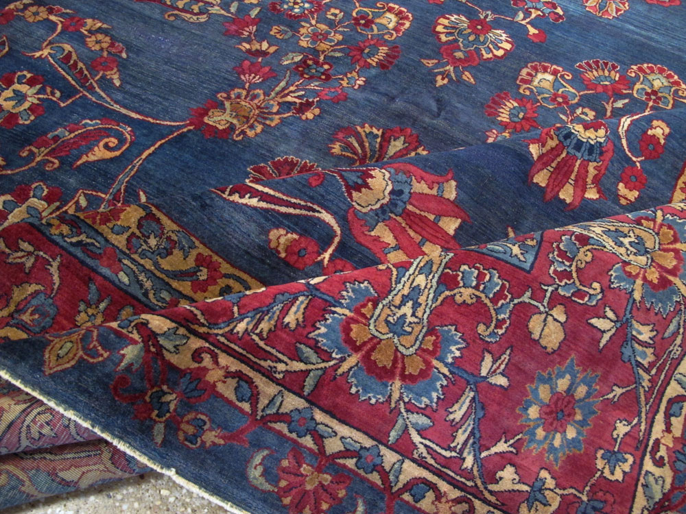 Antique Persian Lavar Kerman Carpet, No.8832 - Gsblank