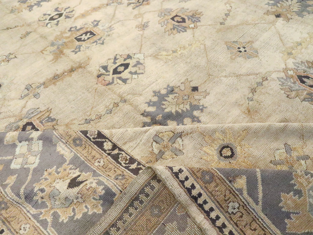 Antique Turkish Oushak Carpet, No.8859 - Gsblank