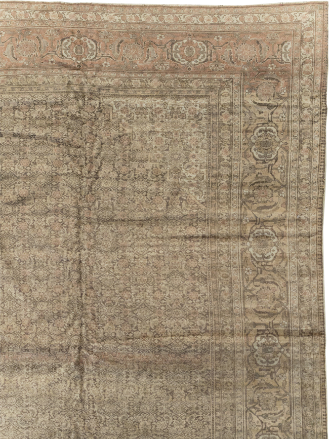 Antique Persian Tabriz Carpet, No.8864 - Gsblank
