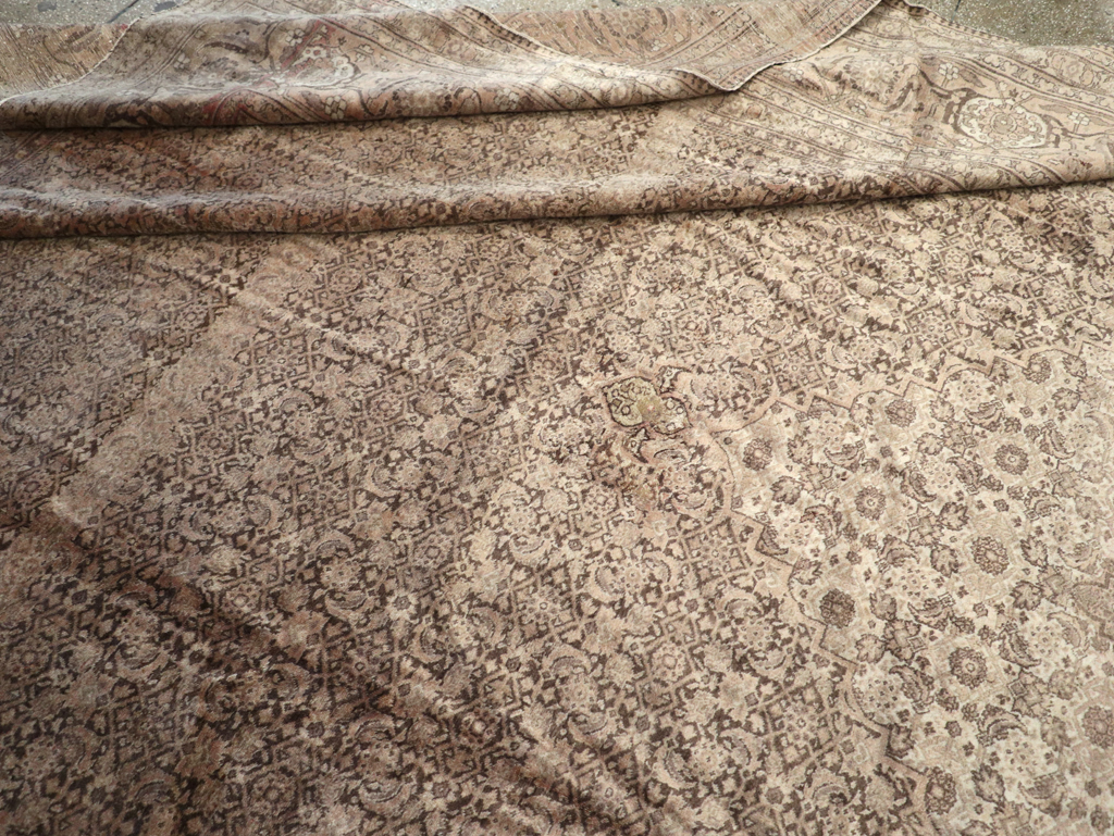 Antique Persian Tabriz Carpet, No.8864 - Gsblank