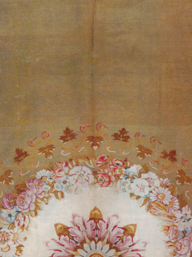 Antique French Aubusson Carpet, No.8866 - Gsblank