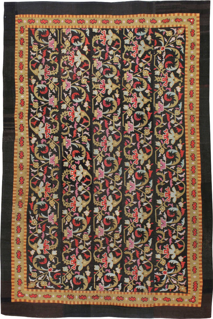Antique French Aubusson Carpet, No.8883 - Gsblank